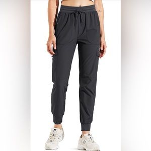 Libin Women's Lightweight Quick Dry Capri Pants | Zipper Pockets | SIZE : XL